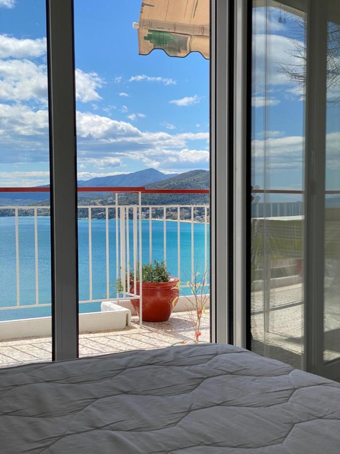 Mimoza'S Sea View Apartment Palaiontsiflikion Luaran gambar