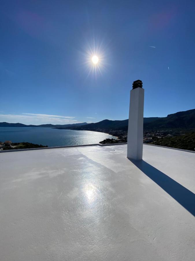 Mimoza'S Sea View Apartment Palaiontsiflikion Luaran gambar
