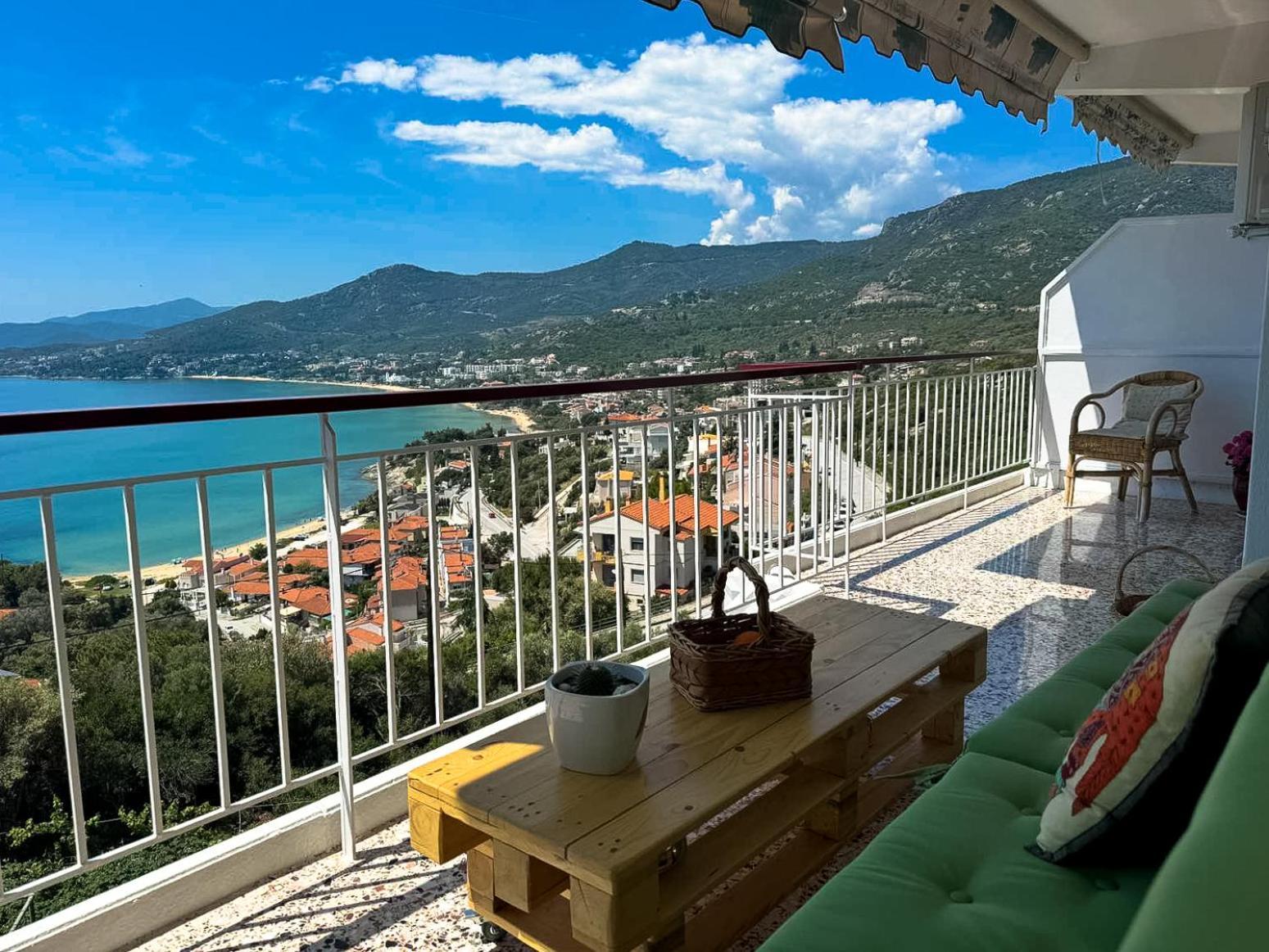 Mimoza'S Sea View Apartment Palaiontsiflikion Luaran gambar